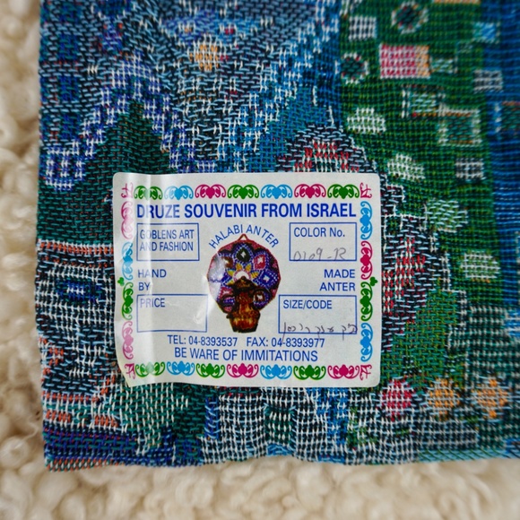 VTG Tapestry Cross Body Messenger Bag Carpet Fabric Boho Purse Hippie Festival - Picture 2 of 9